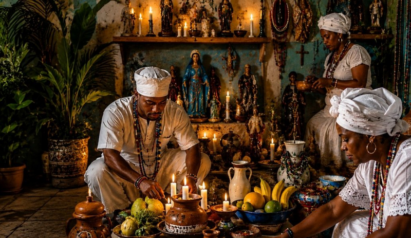 Creencias religiosas sincréticas mantienen vivas tradiciones africanas en República Dominicana